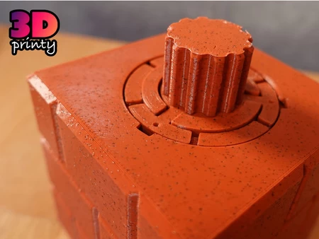  Print-in-place twisty puzzle box - brick block  3d model for 3d printers