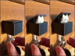  Cat key hook  3d model for 3d printers