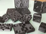 Hinges 360° - 15 sizes, all purpose, print-in-place  3d model for 3d printers