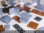  Hinges 360° - 15 sizes, all purpose, print-in-place  3d model for 3d printers