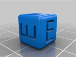  Spanish alphabet  3d model for 3d printers