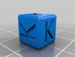  Spanish alphabet  3d model for 3d printers