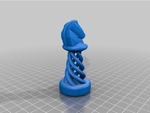  Chess complete scad  3d model for 3d printers