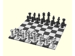  Chess complete scad  3d model for 3d printers