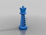  Chess complete scad  3d model for 3d printers