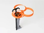  Toroidal propeller launcher (snap-fit model)  3d model for 3d printers