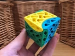 Modelo 3d de Cubos de triple giro para impresoras 3d