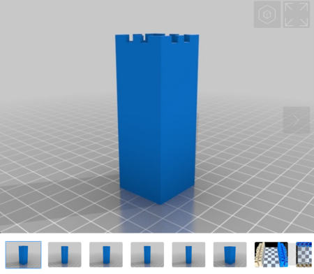  Chess drinking game  3d model for 3d printers