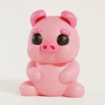  Pig  3d model for 3d printers