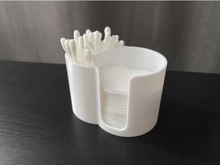 Stand for cotton swabsticks and discs