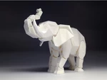  Blank elephant  3d model for 3d printers