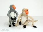  Bing-shen year of formosan monkey  3d model for 3d printers