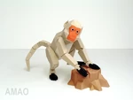  Bing-shen year of formosan monkey  3d model for 3d printers