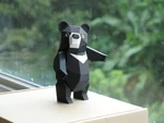 Modelo 3d de Oso negro de formosa para impresoras 3d