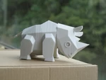 Modelo 3d de Rinoceronte para impresoras 3d