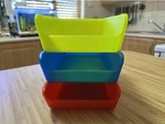  Stackable interlocking trays  3d model for 3d printers