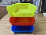  Stackable interlocking trays  3d model for 3d printers