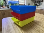  Stackable interlocking trays  3d model for 3d printers