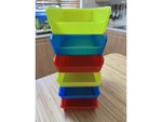  Stackable interlocking trays  3d model for 3d printers