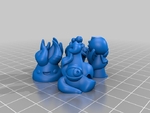  Pawns - lovecraft collection  3d model for 3d printers