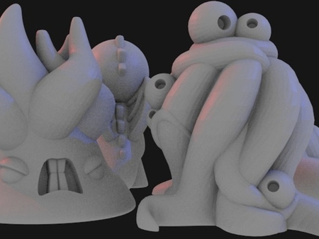  Pawns - lovecraft collection  3d model for 3d printers