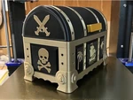  Pirates treasure chest  3d model for 3d printers