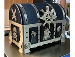  Pirates treasure chest  3d model for 3d printers