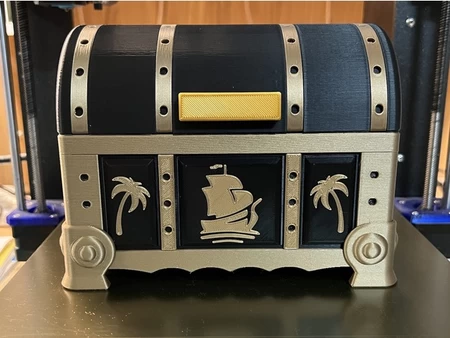  Pirates treasure chest  3d model for 3d printers