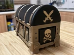  Pirates treasure chest  3d model for 3d printers