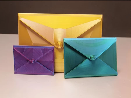  3 layer gift envelopes  3d model for 3d printers