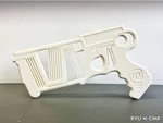  One piece compliant mechanism blaster (mark rober)  3d model for 3d printers