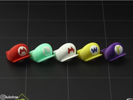  Mario hat rings   3d model for 3d printers