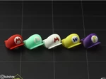  Mario hat rings   3d model for 3d printers