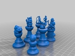  Pokemon chess   3d model for 3d printers