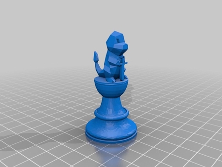  Pokemon chess   3d model for 3d printers