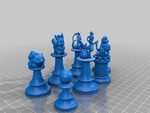  Pokemon chess   3d model for 3d printers