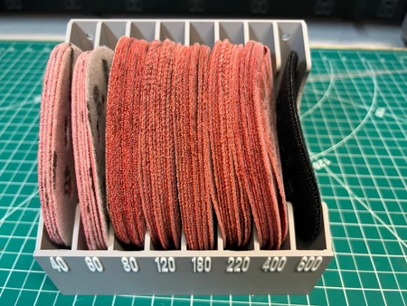 5 inch sanding disc holder with grit labels