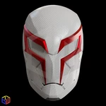  Spider-man 2099 v2 helmet textured  3d model for 3d printers