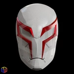 Modelo 3d de Casco spider-man 2099 v2 texturizado para impresoras 3d