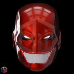 Modelo 3d de Casco jokerizado red hood 3 jokers para impresoras 3d