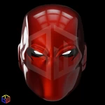 Modelo 3d de Casco jokers capucha roja 3 para impresoras 3d