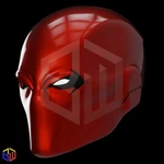 Modelo 3d de Casco jokers capucha roja 3 para impresoras 3d