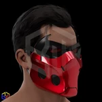Modelo 3d de Máscara red hood outlaw v2 para impresoras 3d