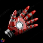 Modelo 3d de Juego de manos iron-man para impresoras 3d