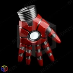 Modelo 3d de Juego de manos iron-man para impresoras 3d