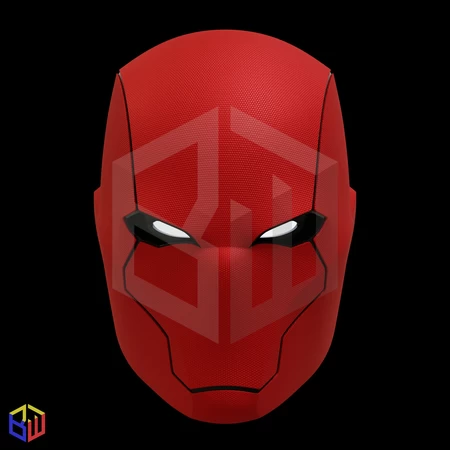 Red Hood Rebirth Textured Helmet