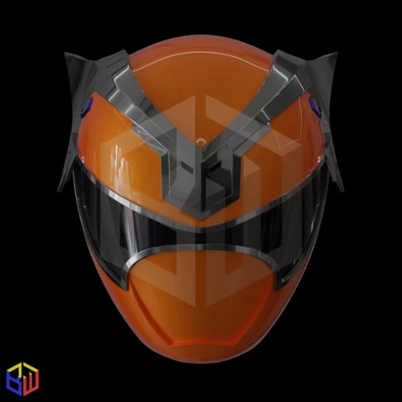Orange Dino Thunder Ranger Concept Helmet