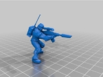 Modelo 3d de Terran de ajedrez para impresoras 3d