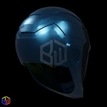 Modelo 3d de Casco de película blue beetle (fijo) 19/09/23 para impresoras 3d