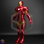 Modelo 3d de Traje iron man extremis / patriot osborn para impresoras 3d